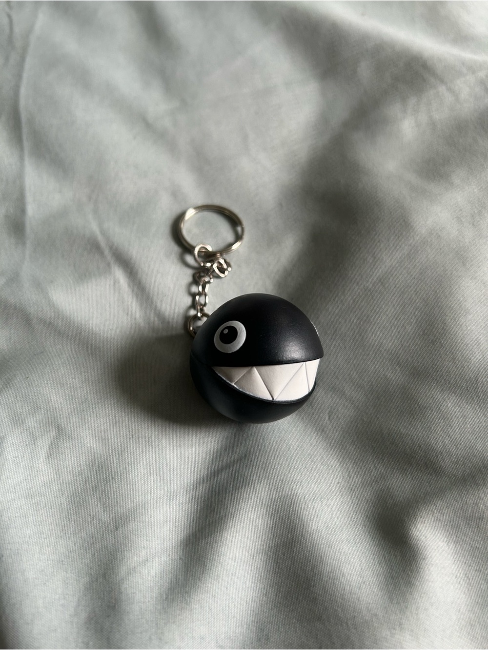 Nintendo Black Chain Chomp Keychain
